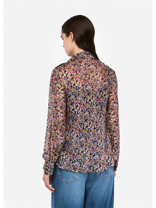 Top in chiffon di seta LIU JO | MF5386T2559/M9993